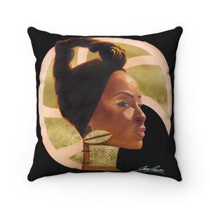 "Tombi" Spun Polyester Square Pillow